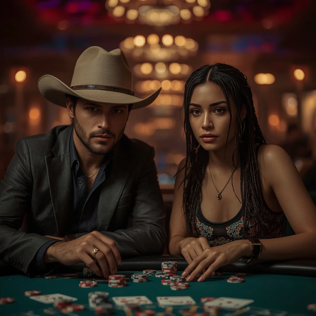 foto de dos jugadores de póker F1 CASINO